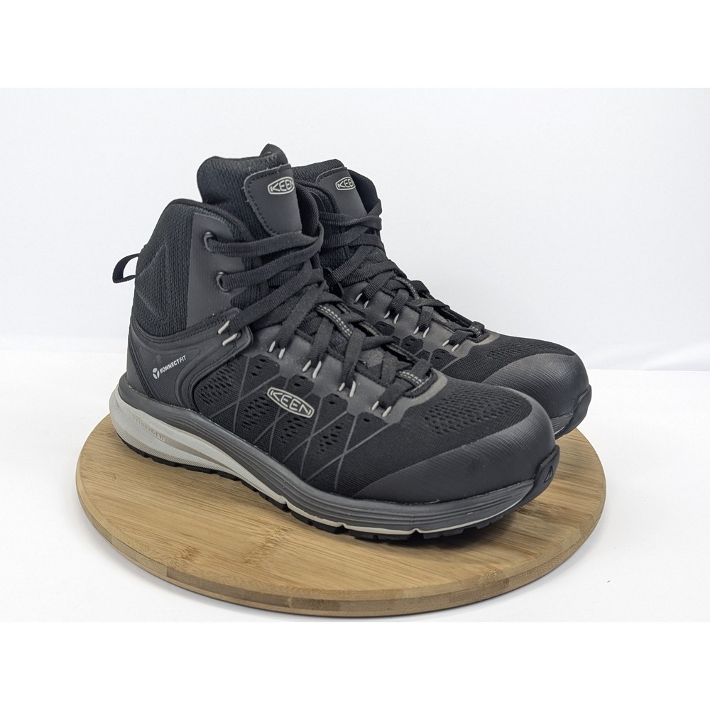 Keen Utility Boots Black Womans 10 M Safety Toe Konnecfit Work Vista Energy